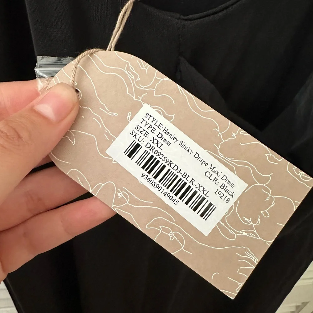 Meshki Black Open-Back Maxi Dress - Picture 3 of 7
